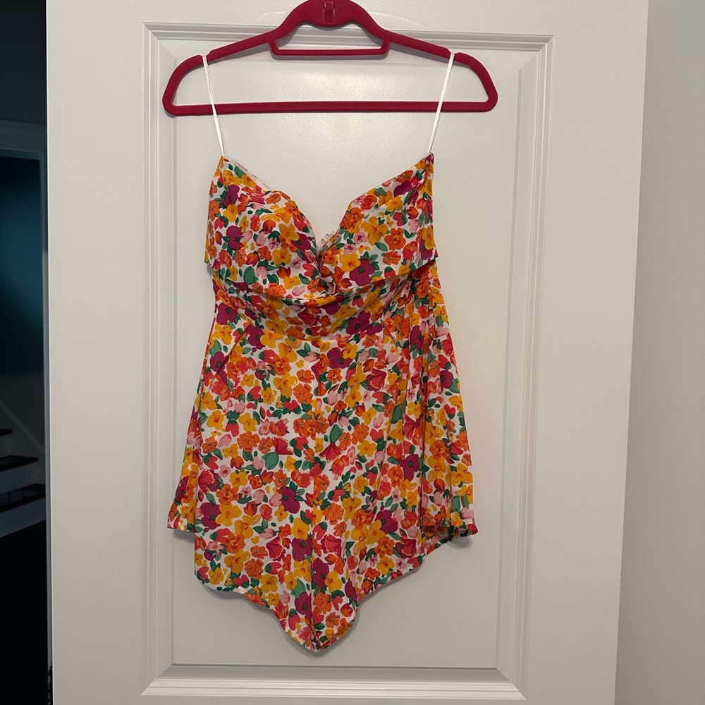 Pink Lily romper